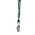 Direct Screen Printed Lanyard with Swivel Bulldog Clip (18"x3/8")